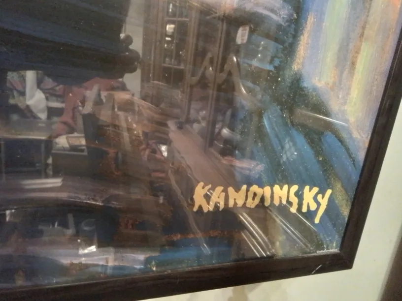 Dynamic Very Large "House In Murnau" Wassily Kandinsky image indicator(5)