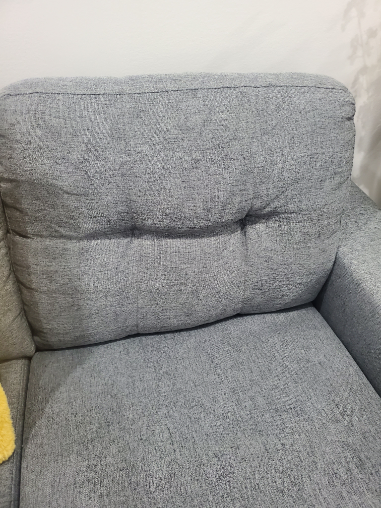 Grey Sectional Sofa with Cup Holders - photo 2