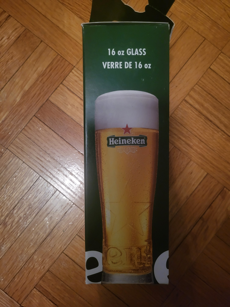 Heineken Star of Celebrations 16oz Glasses