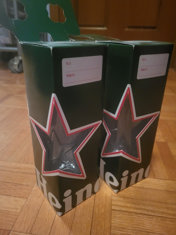 Heineken Star of Celebrations 16oz Glasses - photo 3