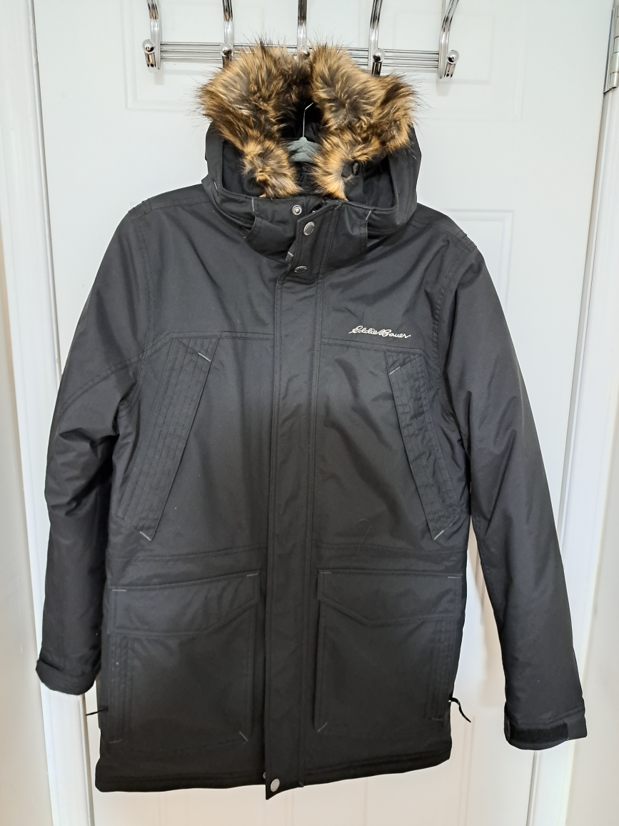 Eddie Bauer Men's Black Winter Parka