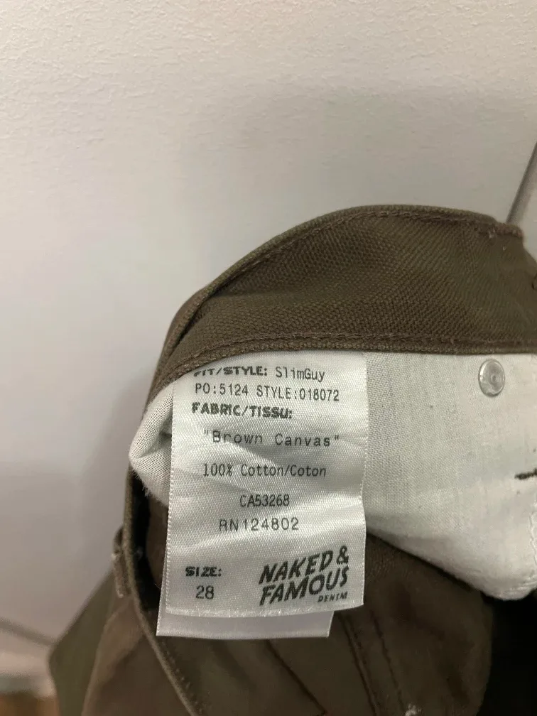 Naked & Famous Raw Denim Jeans image indicator(6)