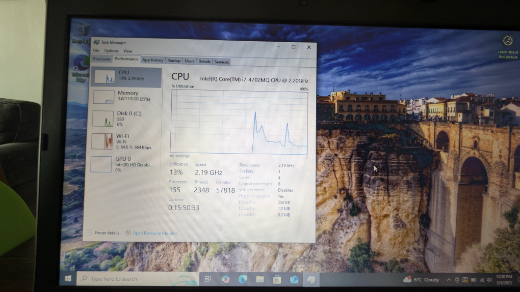 Lenovo ThinkPad Laptop - Intel i7-4702MQ, 256GB SSD - photo 4