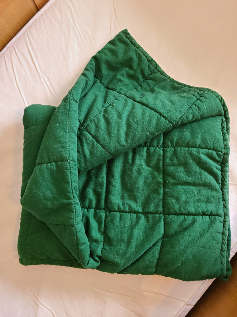Kids Weighted Blanket - Dark Green - 40"x60", 10lbs