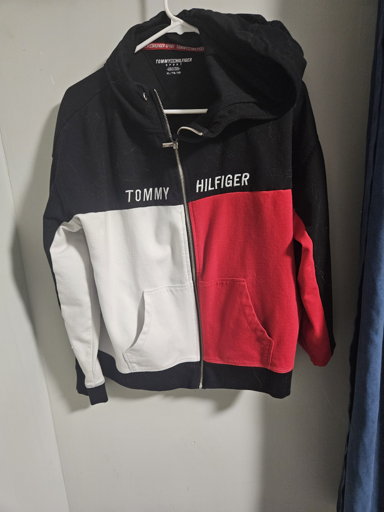 Tommy Hilfiger Sport Zip-Up Hoodie - Size XL