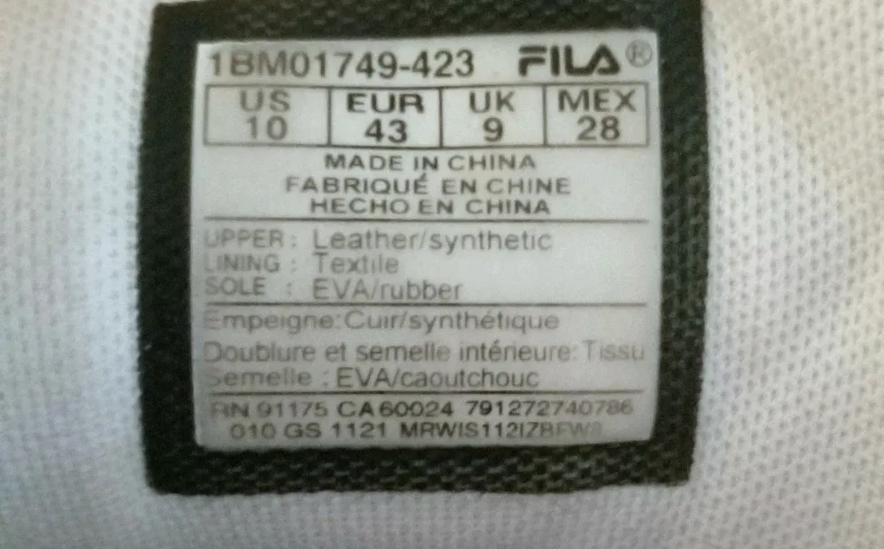 Fila Men's Basketball Shoes - Size 10 US image indicator(6)