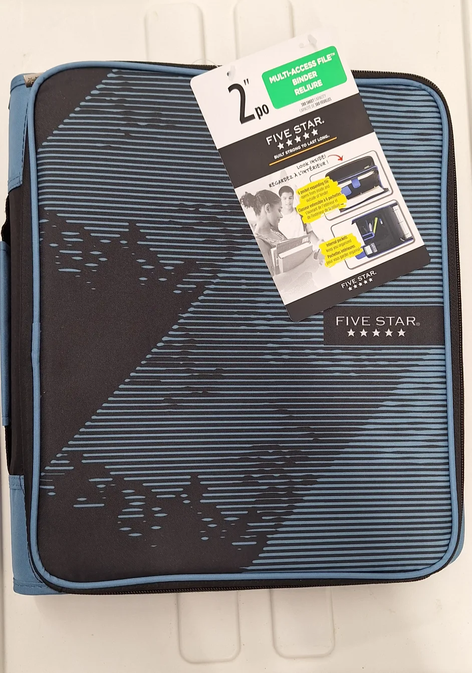 Five Star Zipper Binder Plus Multi Access File, 2" image indicator(2)