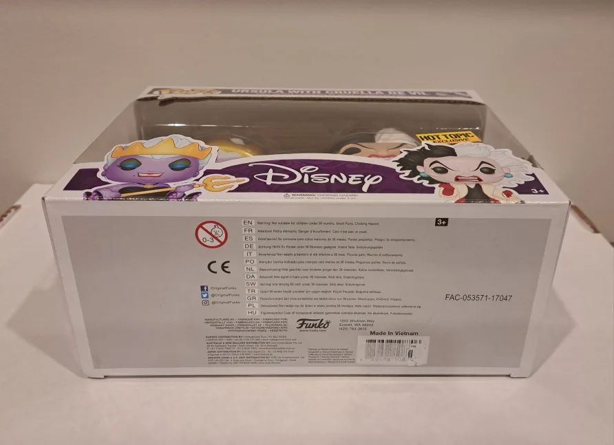 Hot Topic Exclusive 😈 Ursula & Cruella de Vil Funko Pop image indicator(7)