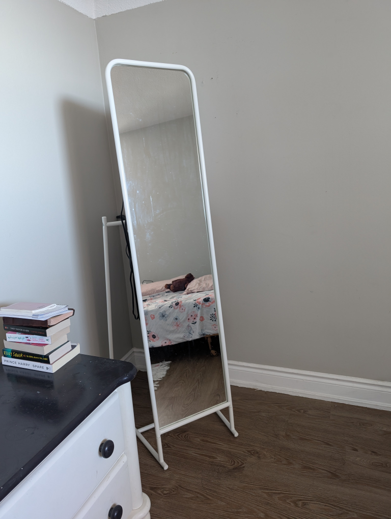 IKEA Full-Length Mirror with Clothes Rack - photo 4