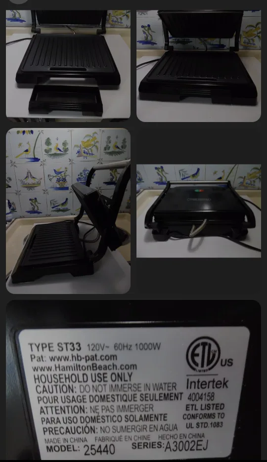 Proctor Silex Electric Contact Grill image indicator(3)