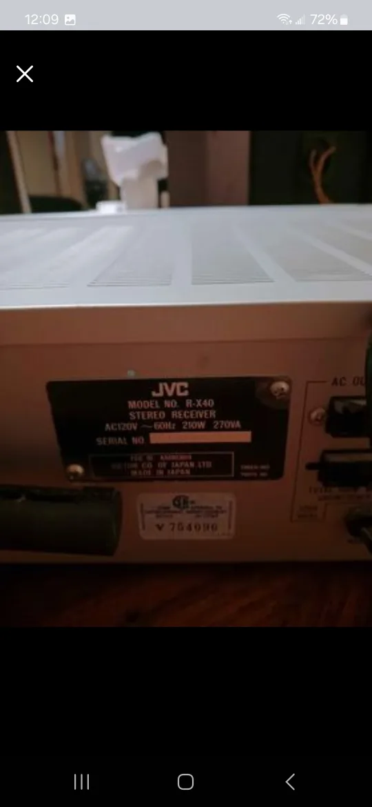Vintage JVC RX-440 Stereo Receiver image indicator(2)