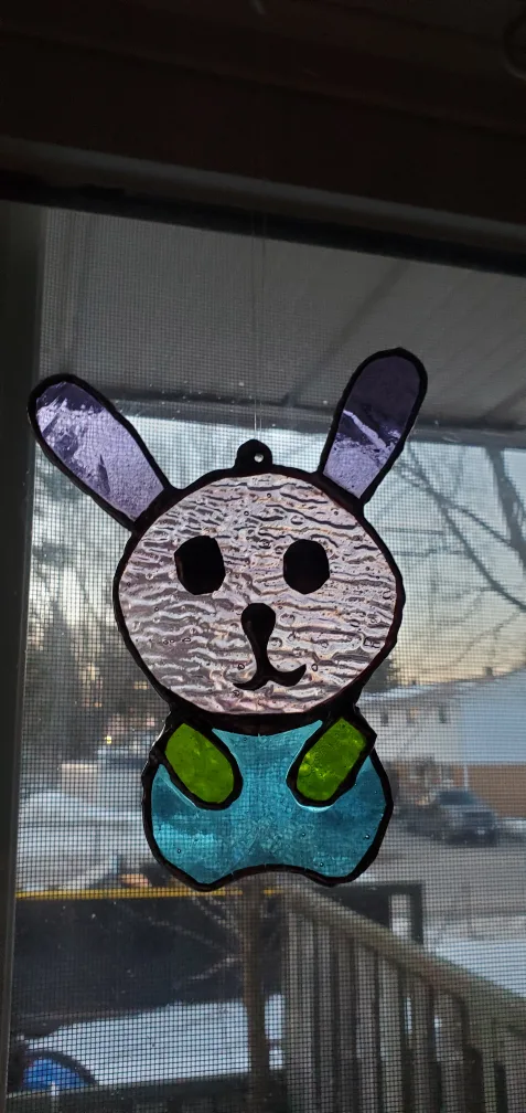 Stained Glass Easter Bunny thumbnail
