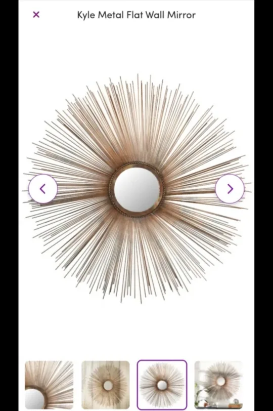 Gorgeous Sunburst Mirror - Modern Farmhouse Decor image indicator(3)