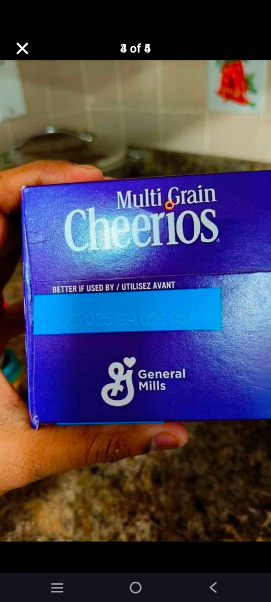 Multi Grain Cheerios Cereal Box image indicator(3)
