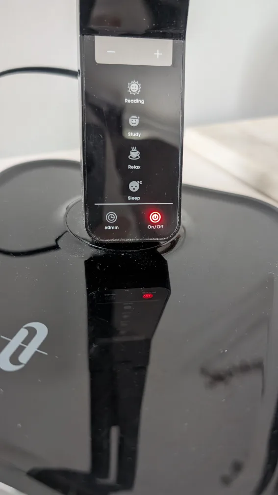 TaoTronics Black LED Dimmable Desk Lamp with USB Charging Port image indicator(5)