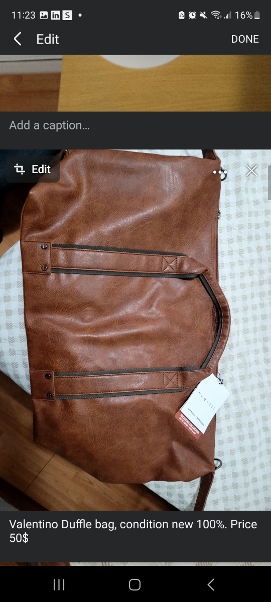 Bugatti Valentino Collection Duffle Bag - Brown - photo 5