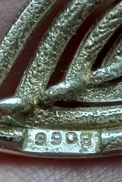 REDUCED Vintage Art deco silver earrings image indicator(4)