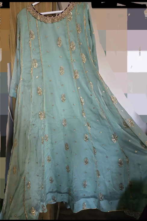 Pretty Chiffon Fancy Frock- 3pc - photo 2