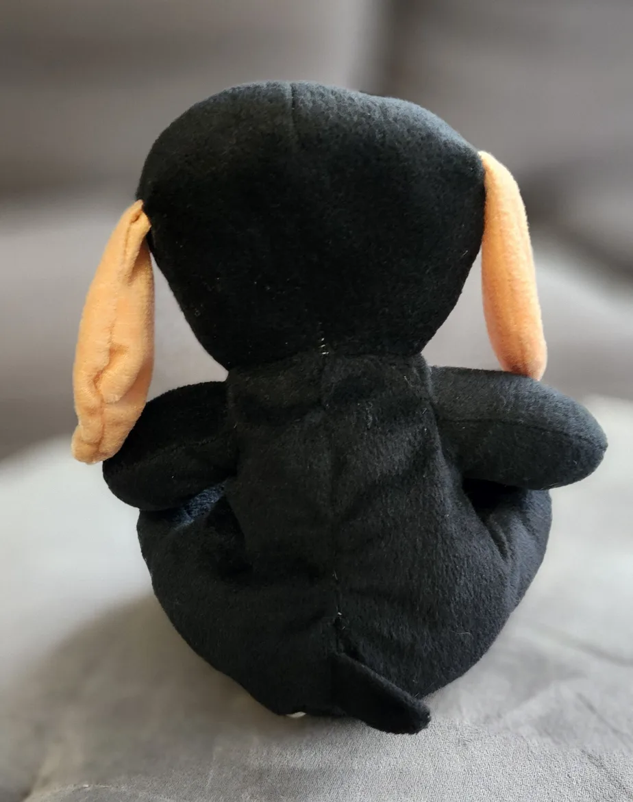 Adorable Black Plush Puppy Dog Toy image indicator(3)