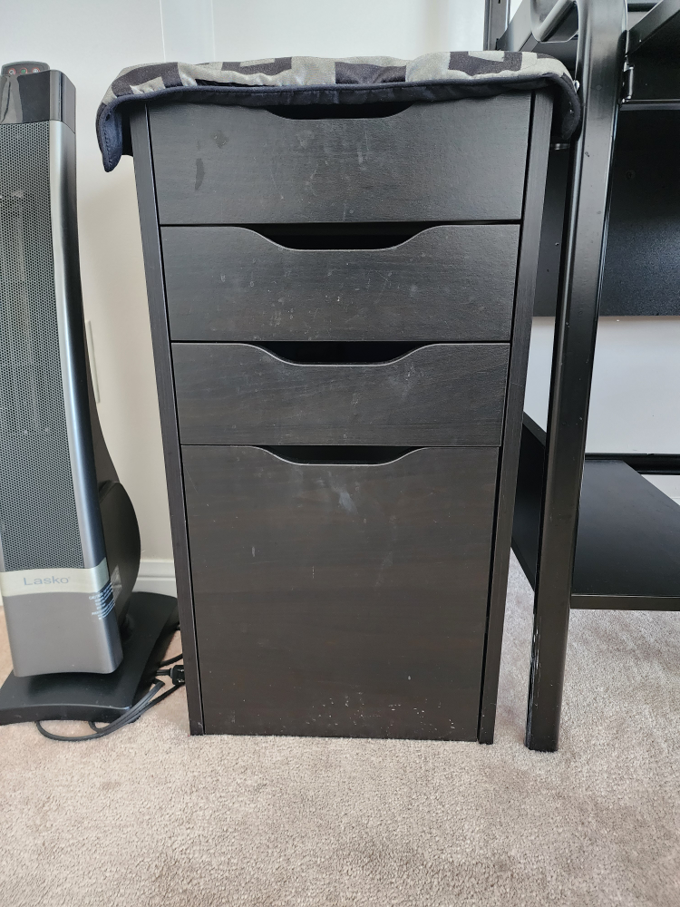 Black 4-Drawer Organizer