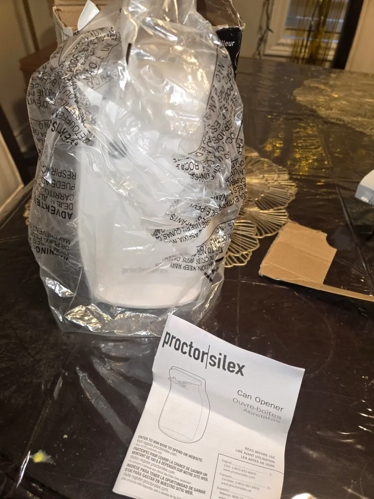 Proctor Silex Can Opener - 75224PS - New in Box image indicator(4)