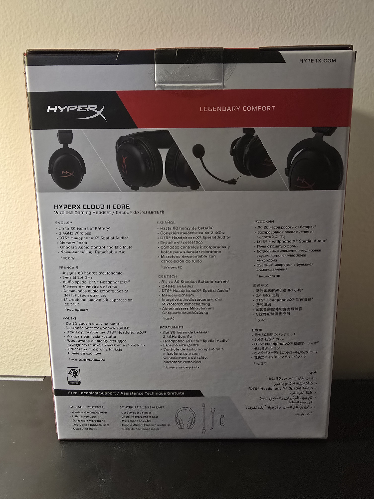 HyperX Cloud II Core Wireless Gaming Headset - photo 3