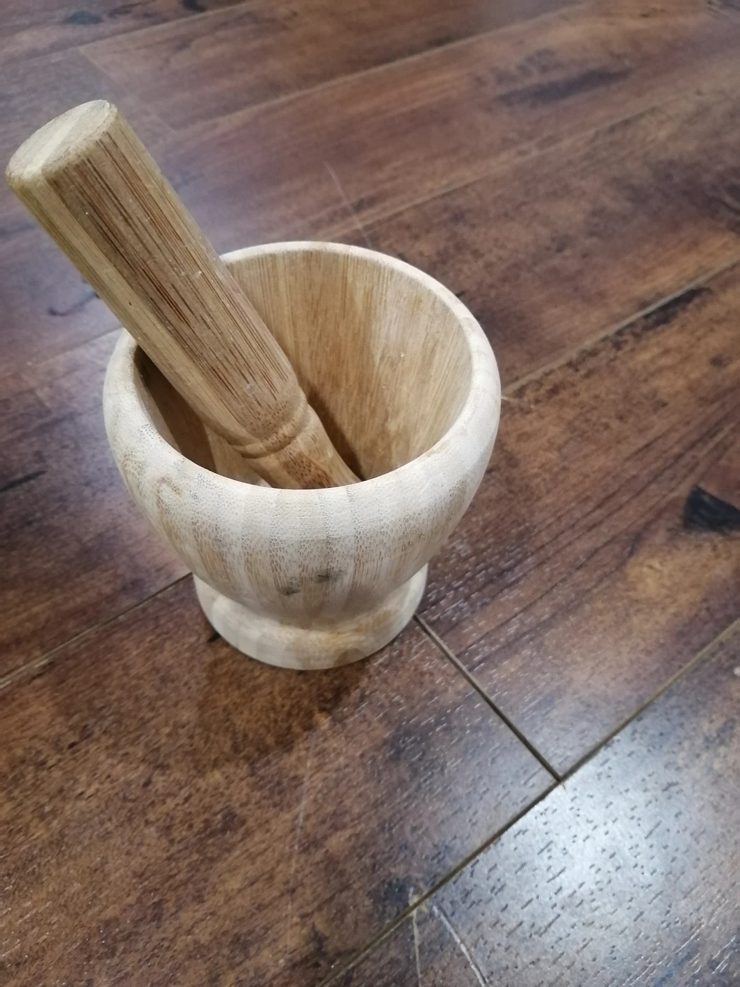 Wooden Mortar and Pestle Set