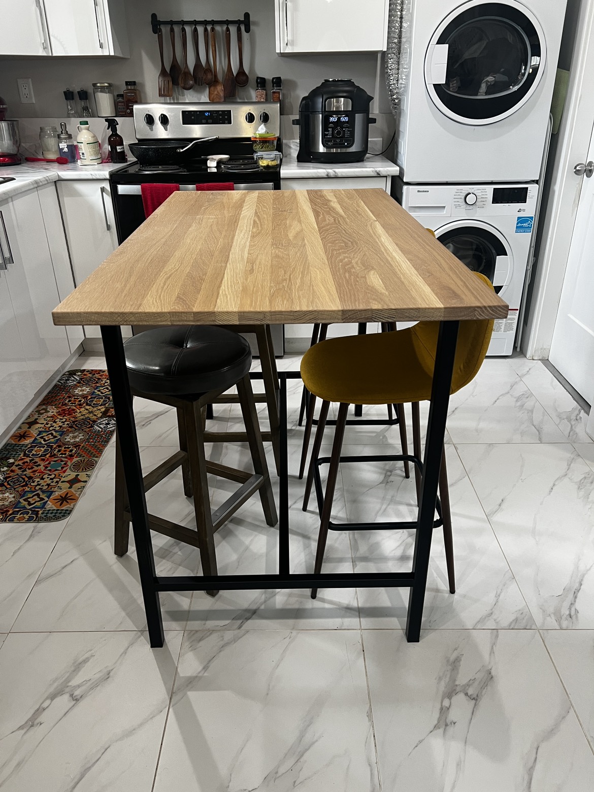 EQ3 solid oak table - photo 4