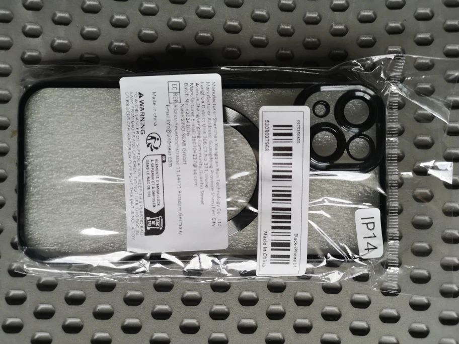 iPhone 14 Case - Black Camera Ring Design