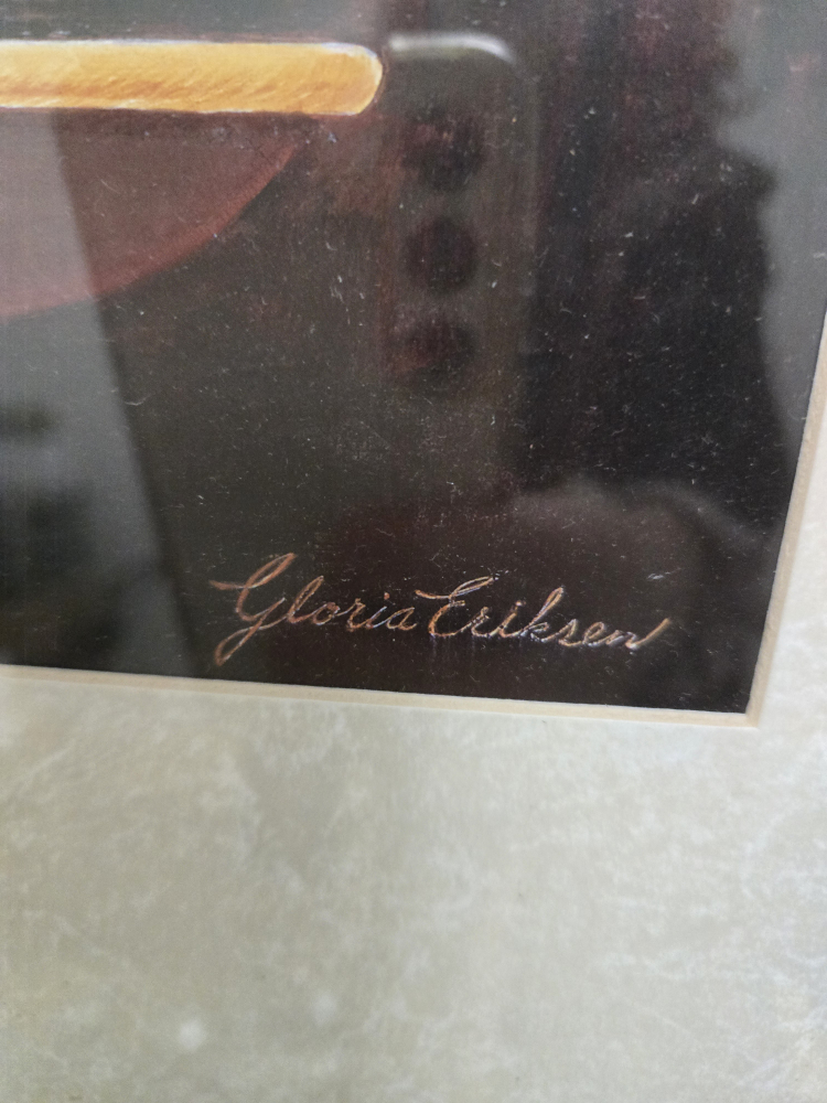 Framed Gloria Ericksen Cafe Espresso Print - photo 2