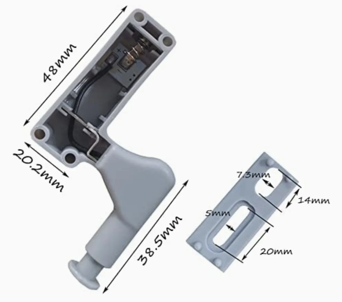 Cabinet LED Light Hinge image indicator(5)