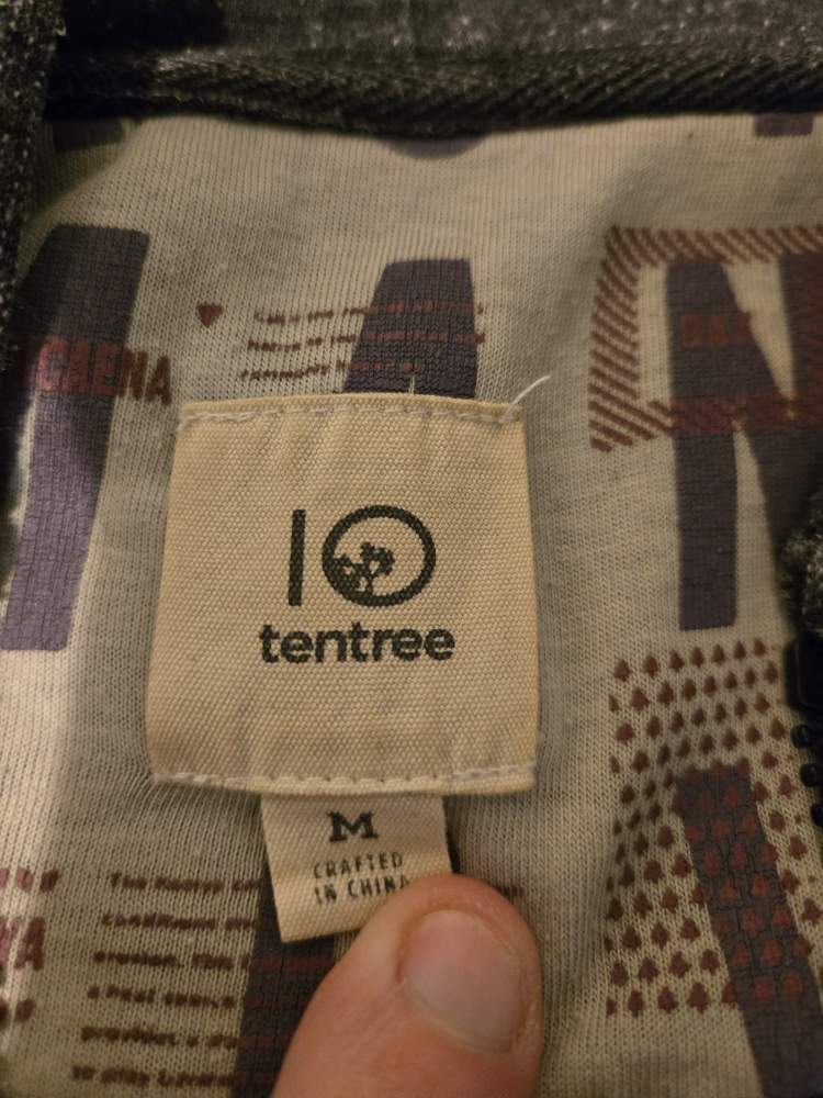 Tentree womans Size Medium Zip-Up Hoodie - photo 2