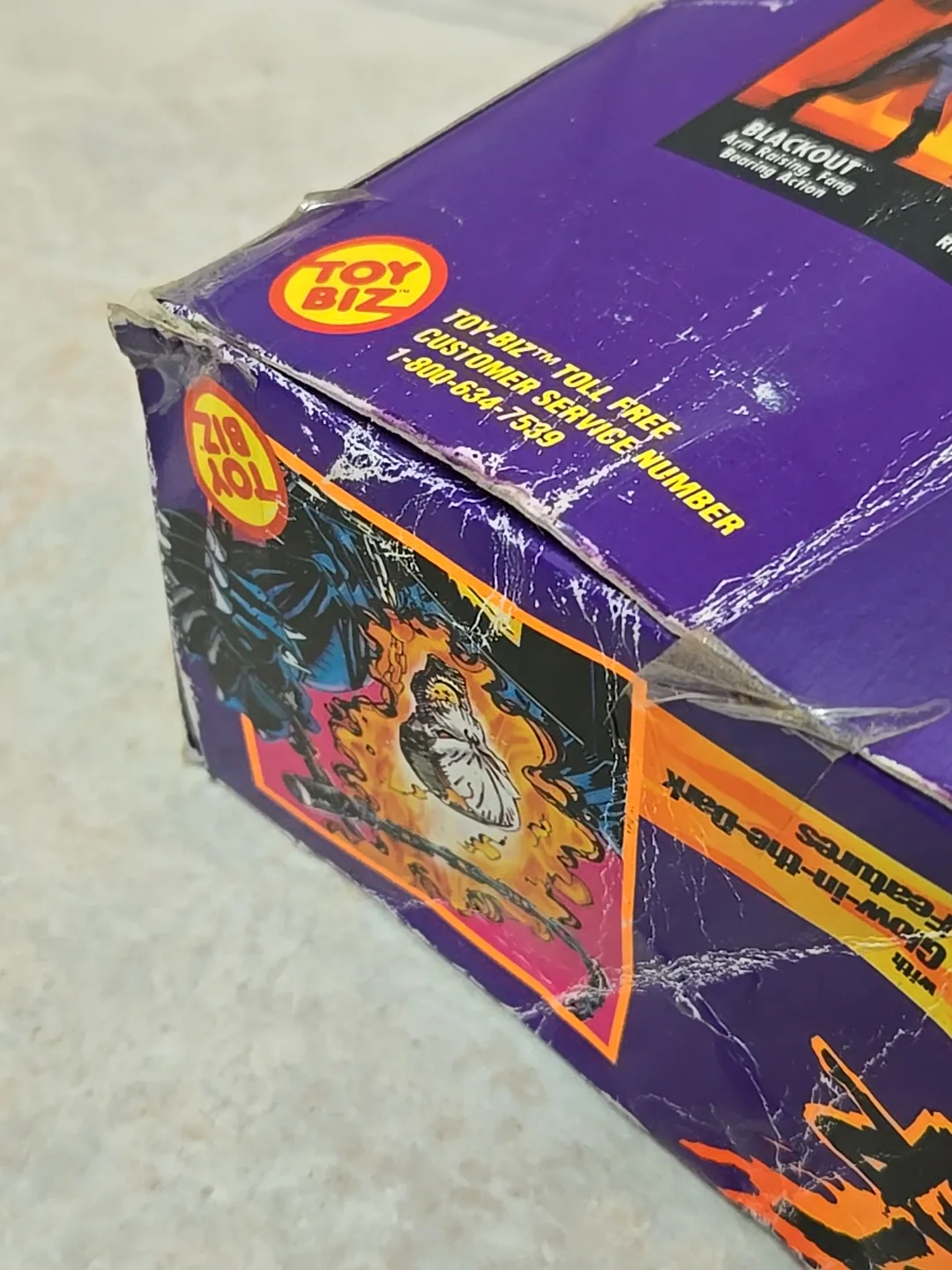 Vintage Marvel Comics Toy Biz Ghost Rider Deluxe Action Figure image indicator(9)