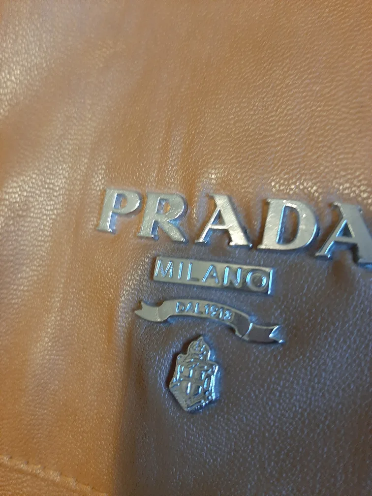 Prada Tan Leather Crossbody Bag image indicator(2)