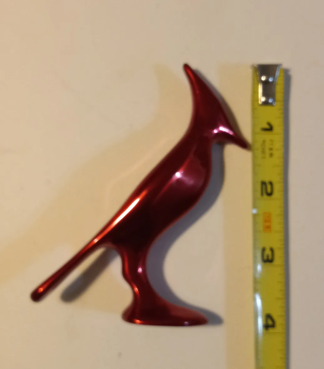 Hoselton Metal sculpture Red Cardinal image indicator(3)