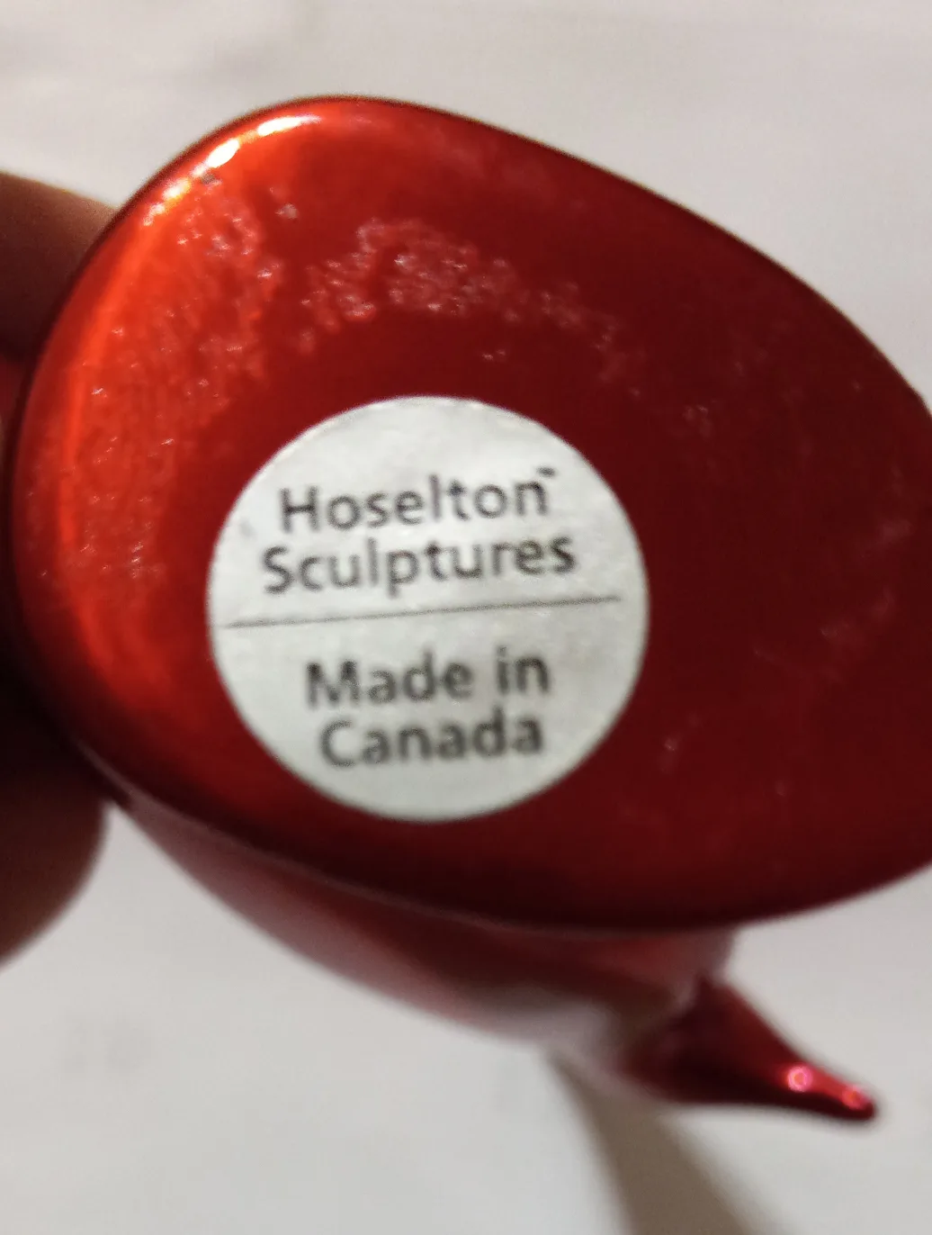 Hoselton Metal sculpture Red Cardinal image indicator(4)