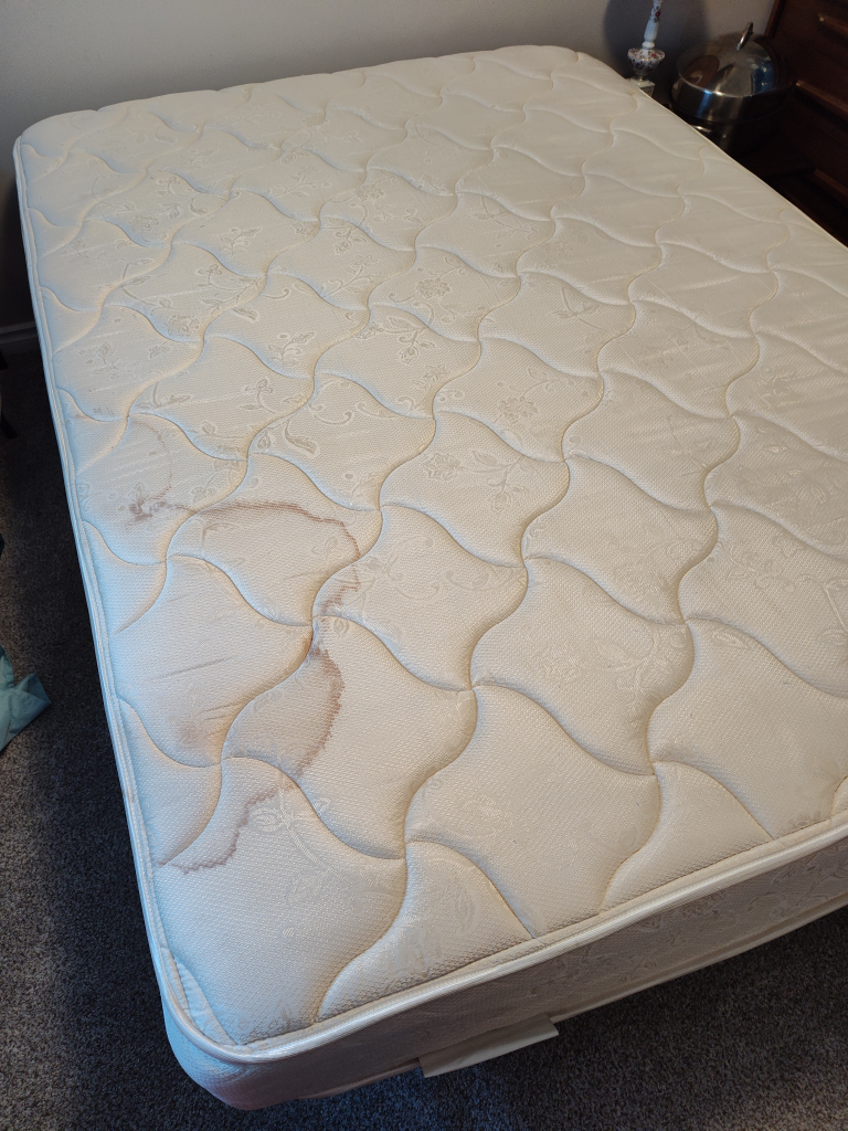 Queen Mattress and Metal Frame - photo 2