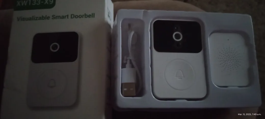 Smart Visual Doorbell with Receiver - Wireless, Wifi 2.4G image indicator(2)