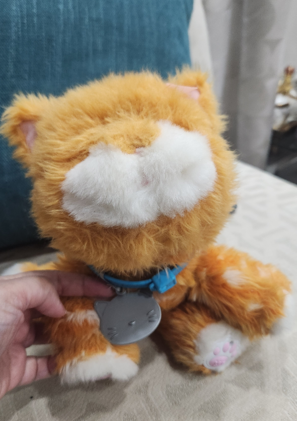 Little Live Pets Orange Tabby Cat Interactive Plush Toy - photo 3