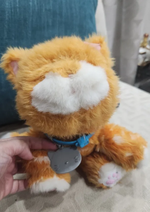 Little Live Pets Orange Tabby Cat Interactive Plush Toy image indicator(3)