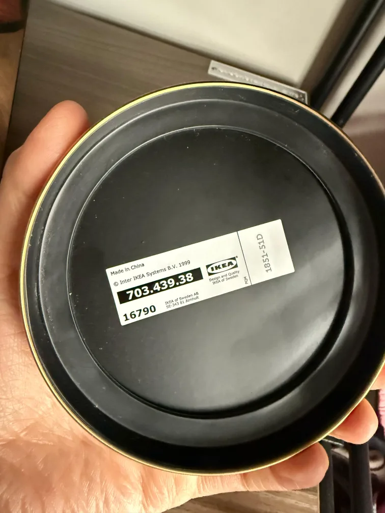 IKEA Glass Dome with Gold Base image indicator(2)