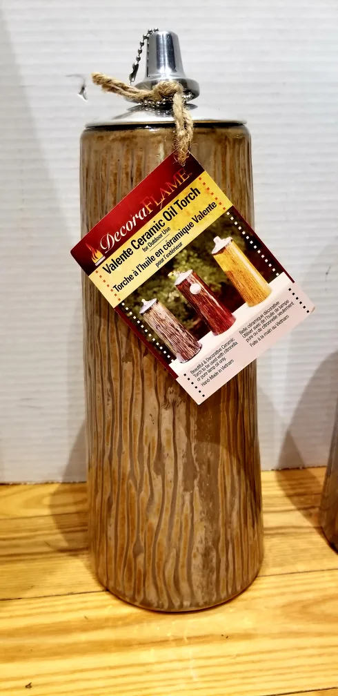 DecorFlame Valente Ceramic Oil Torches (Set of 2) image indicator(5)