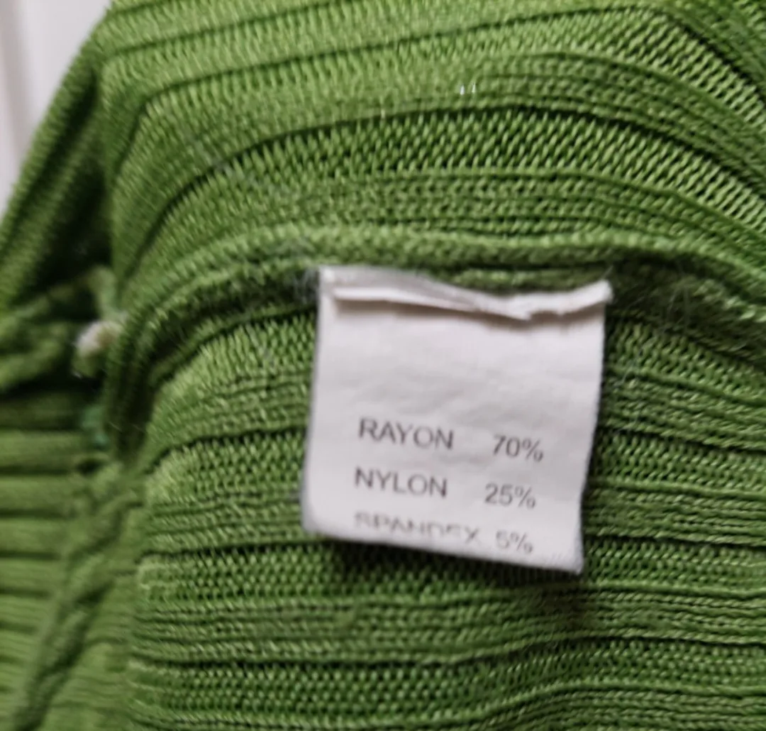 Women's Green Knit Cardigan image indicator(8)