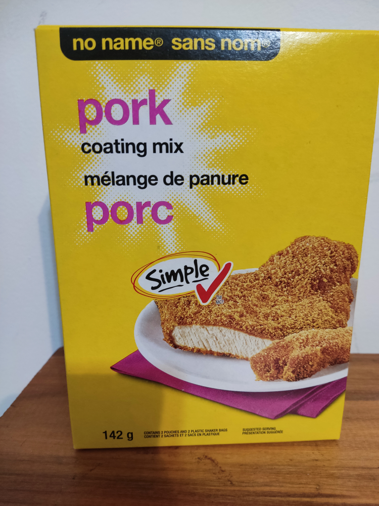 sealed No Name Simple Pork Coating Mix - 142g