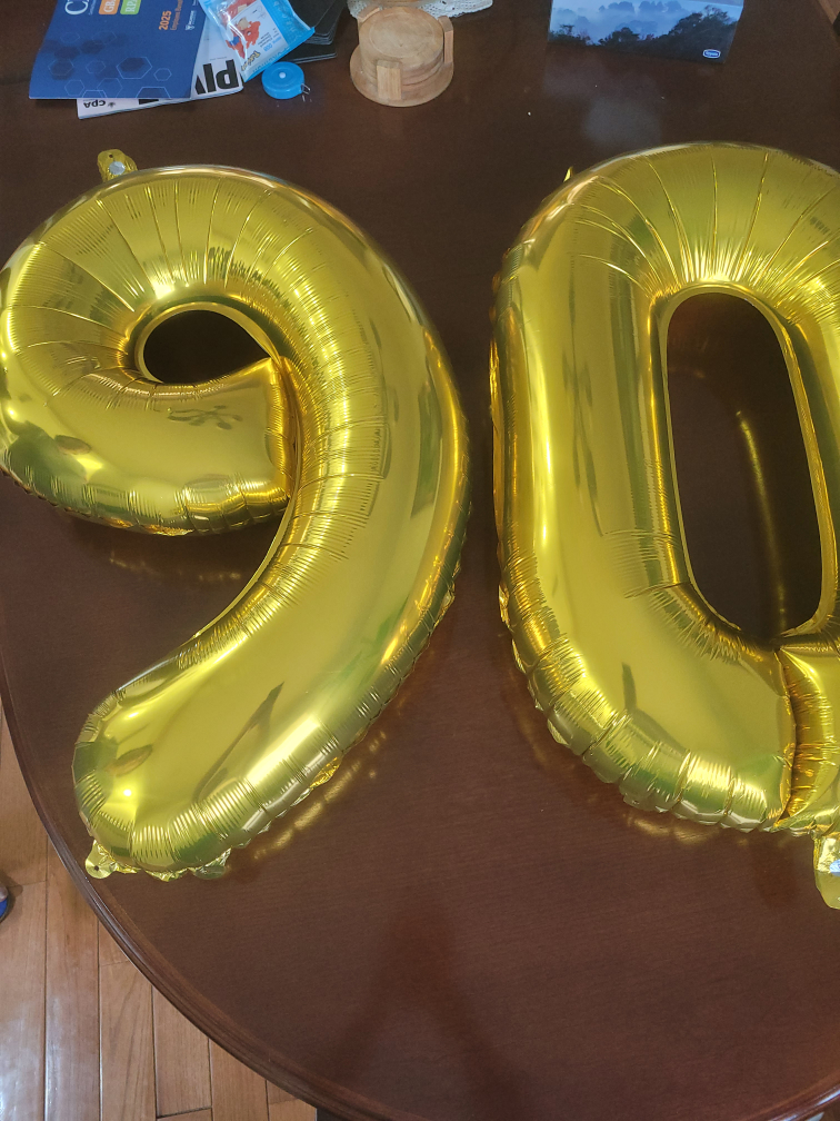 Gold Number Balloons 60 & 90 - photo 2