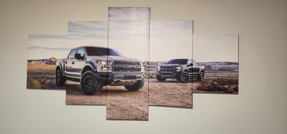 Ford F-150 Raptor 5-Piece Canvas Wall Art