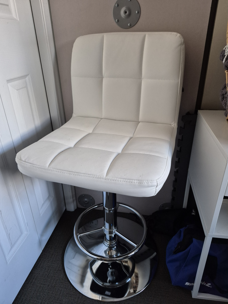 White Bar Stool