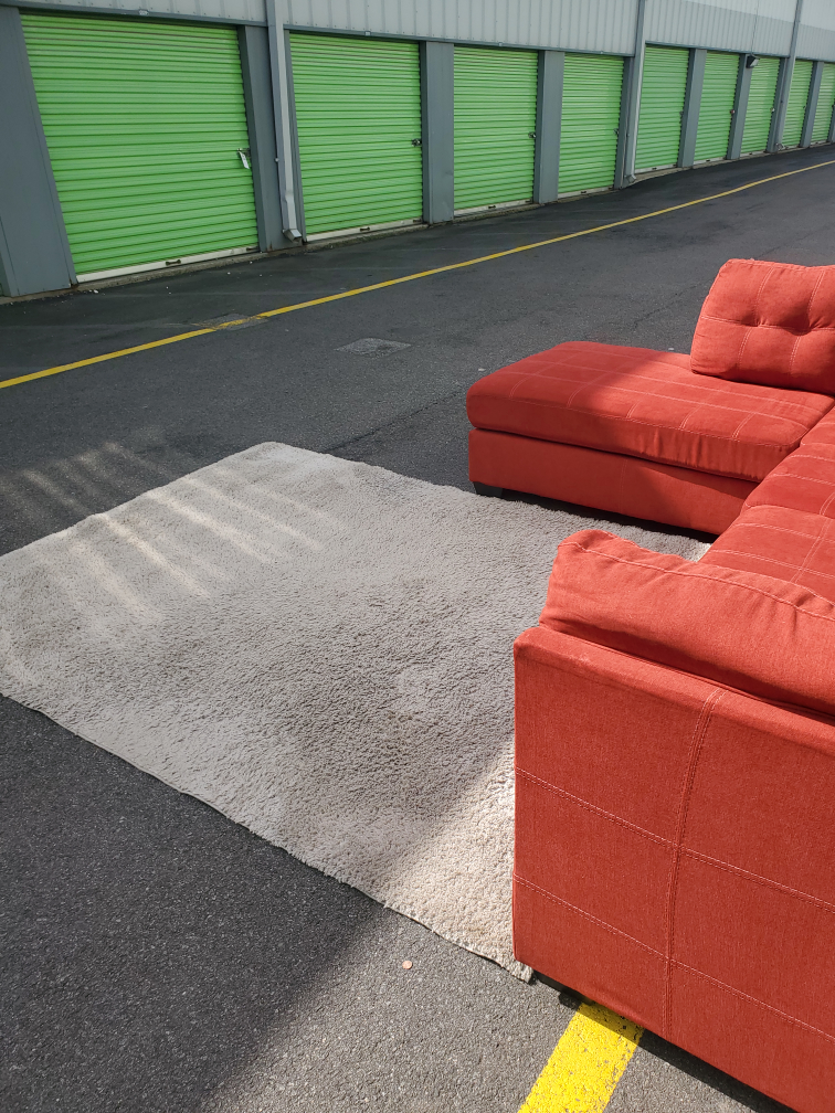 ASHLEY Red Sectional Sofa (DELIVERY AVAILABLE) - photo 4