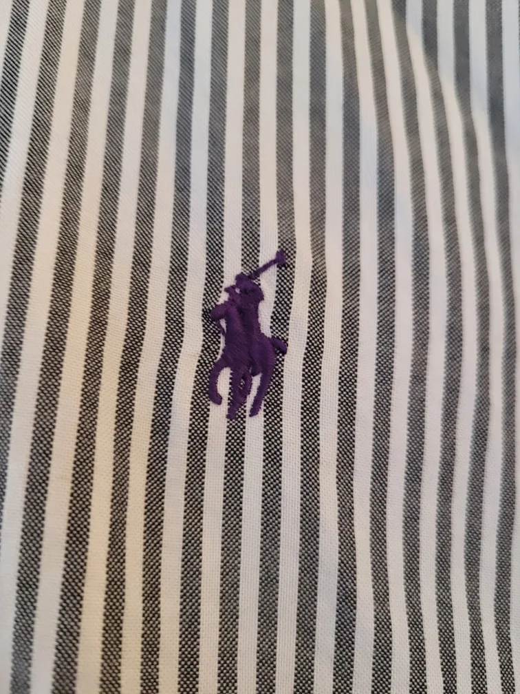 Ralph Lauren Men's Size 18 Striped Dress Shirt image indicator(2)