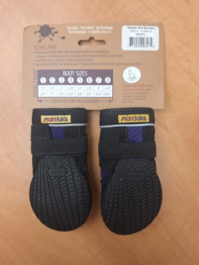 Mutluks Mud Monsters Dog Boots - Size 4 image indicator(2)